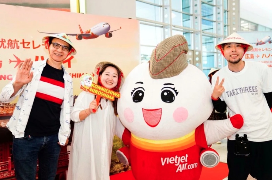 Vietjet launches Hanoi-Hiroshima direct air route